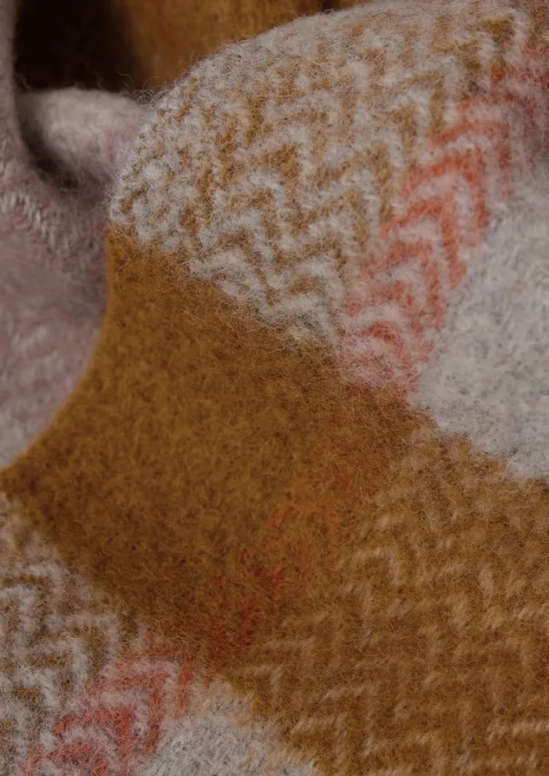 TOAST Textiles|Blankets & Throws*Chevron Check Wool Blanket