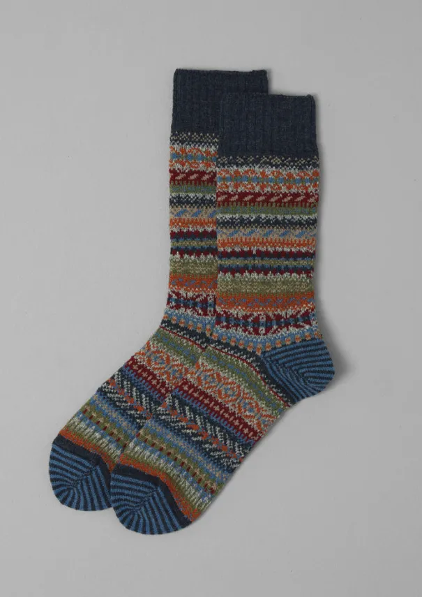 Women TOAST Socks & Tights*Chup Pattern Wool Blend Socks