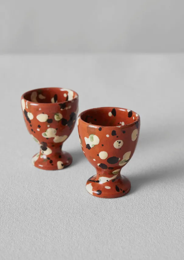TOAST Ceramics|Kitchen*Cortona Splatter Egg Cup Set