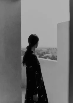 Women TOAST Dresses*Cosmic Dot Print Column Dress