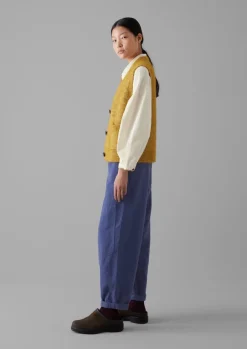 Women TOAST Knitwear*Cotton Alpaca Button Through Tank