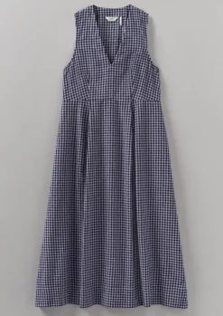 Women TOAST Dresses*Cotton Gingham Seersucker Dress
