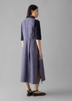 Women TOAST Dresses*Cotton Gingham Seersucker Dress