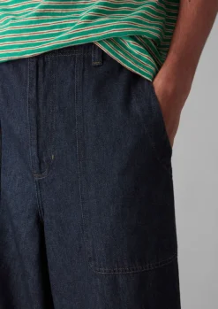 TOAST Denim|Trousers*Cotton Hemp Denim Cargo Trousers