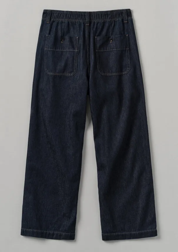 TOAST Denim|Trousers*Cotton Hemp Denim Cargo Trousers