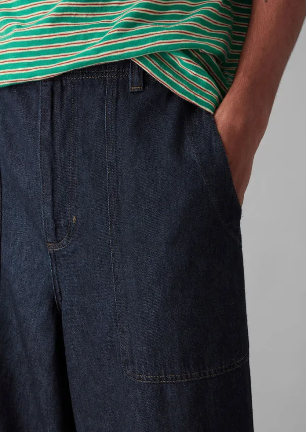 TOAST Denim|Trousers*Cotton Hemp Denim Cargo Trousers