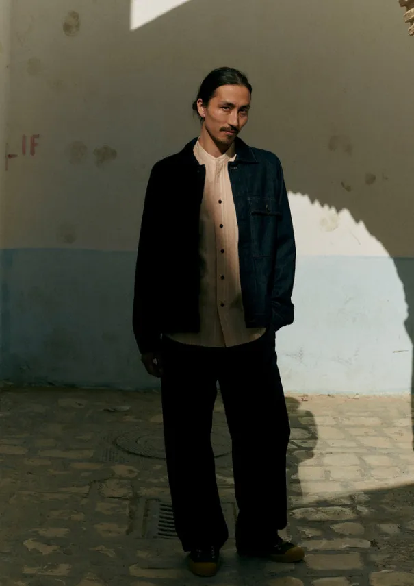 TOAST Denim|Trousers*Cotton Hemp Denim Cargo Trousers