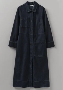 Women TOAST Denim|Workwear*Cotton Hemp Denim Dress