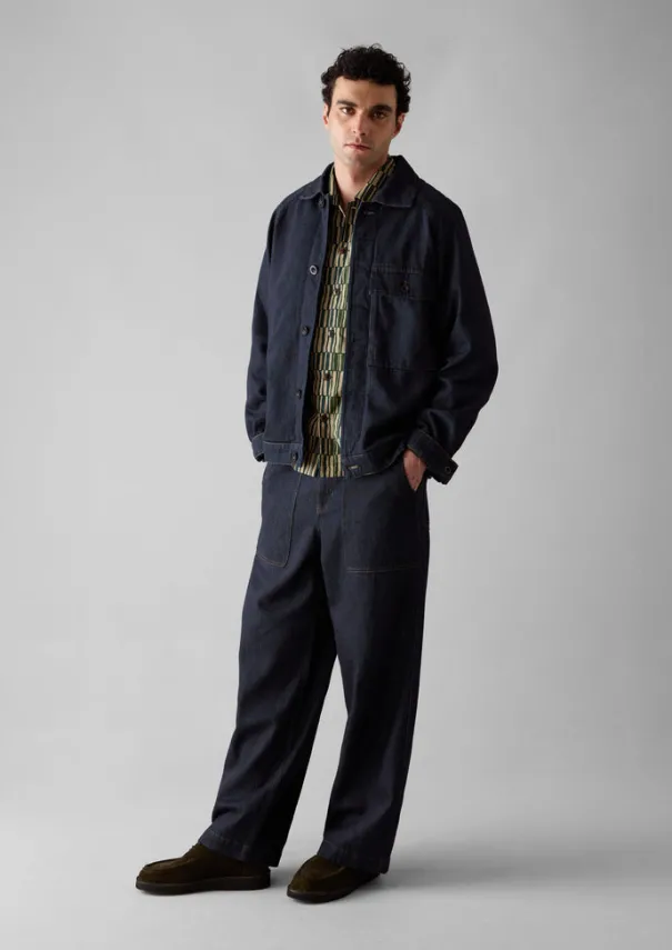 TOAST Denim|Workwear*Cotton Hemp Denim Jacket