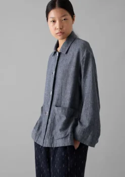 Women TOAST Linen|Loungewear*Cotton Linen Twill Shirt