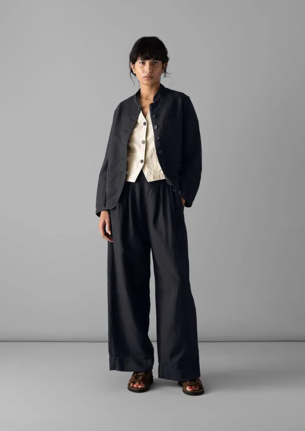 Women TOAST Linen|Trousers*Cotton Linen Wide Leg Trousers
