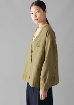 Women TOAST Linen|Coats & Jackets*Cotton Linen Wrap Jacket