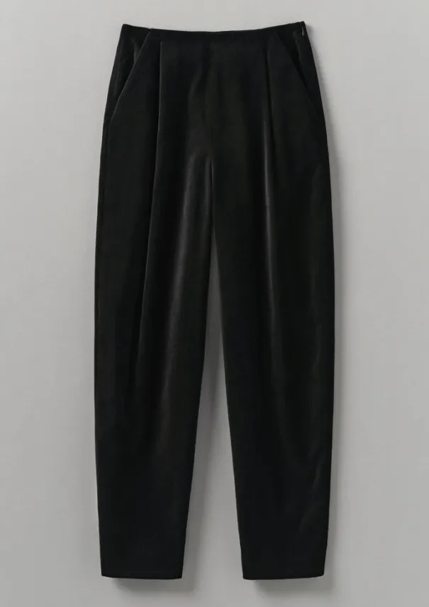 Women TOAST Velvet|Trousers*Cotton Velvet Pleat Front Trousers