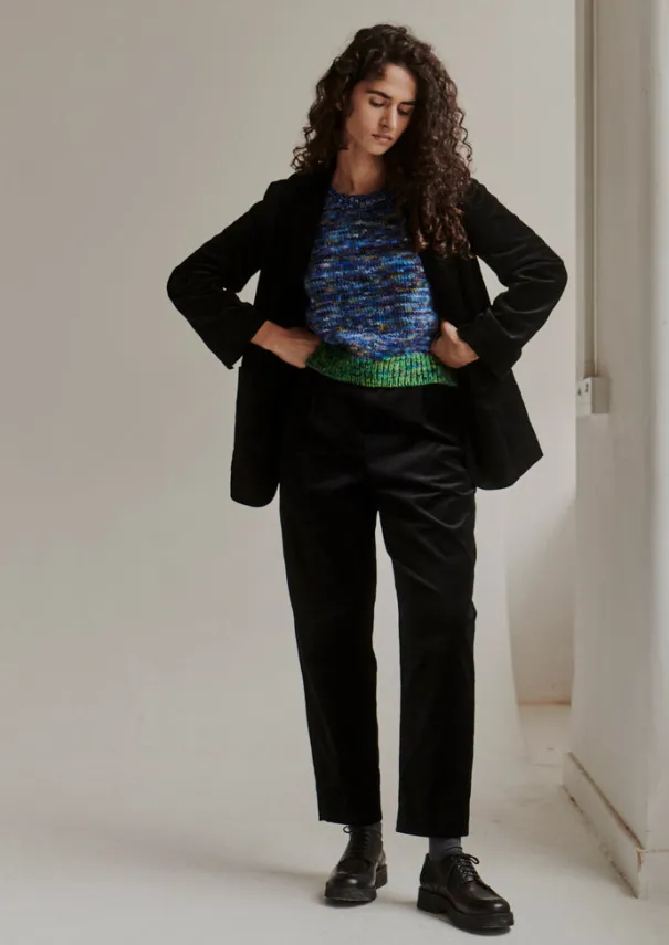 Women TOAST Velvet|Trousers*Cotton Velvet Pleat Front Trousers