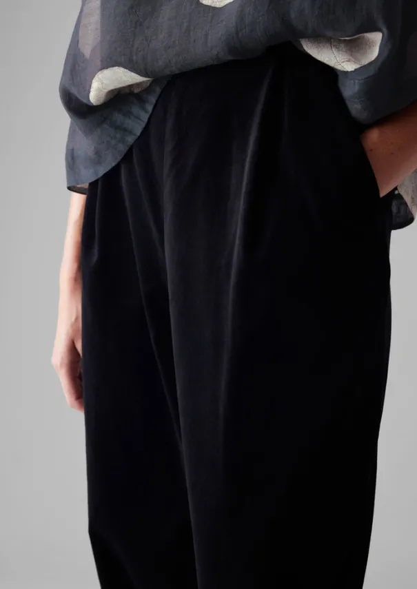 Women TOAST Velvet|Trousers*Cotton Velvet Pleat Front Trousers