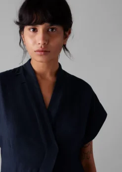 Women TOAST Jumpsuits|Trousers*Cross Front Twill Jumpsuit