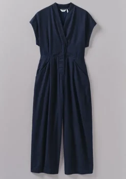 Women TOAST Jumpsuits|Trousers*Cross Front Twill Jumpsuit