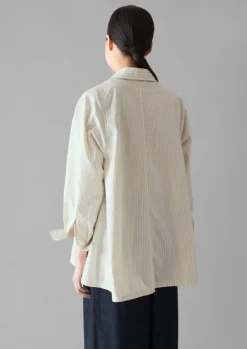 Women TOAST Shirts|Tops & Tees*Dash Stripe Cotton Shirt