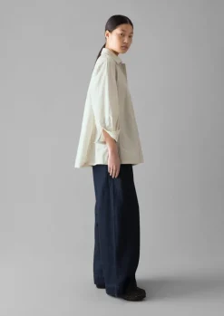 Women TOAST Shirts|Tops & Tees*Dash Stripe Cotton Shirt