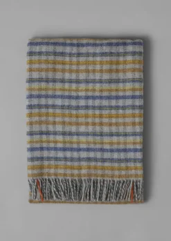 TOAST Textiles|Blankets & Throws*Dashed Check Wool Blanket