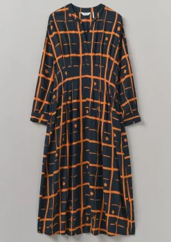 Women TOAST Dresses*Diamond Dot Print Fluid Dress