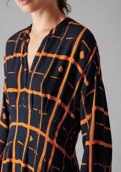 Women TOAST Dresses*Diamond Dot Print Fluid Dress