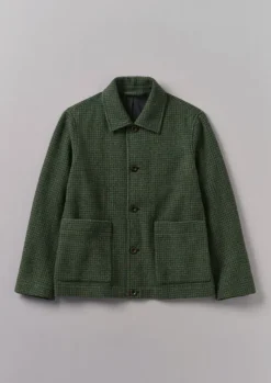 TOAST Coats & Jackets*Dogtooth Wool Chore Jacket
