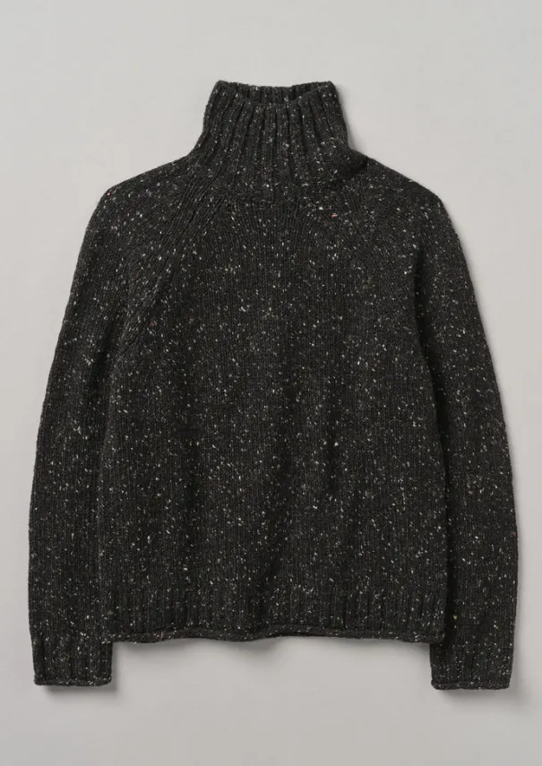 TOAST Knitwear*Donegal Roll Neck Sweater