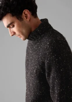 TOAST Knitwear*Donegal Roll Neck Sweater