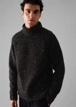 TOAST Knitwear*Donegal Roll Neck Sweater