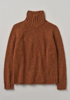 TOAST Knitwear*Donegal Roll Neck Sweater