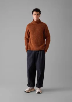 TOAST Knitwear*Donegal Roll Neck Sweater