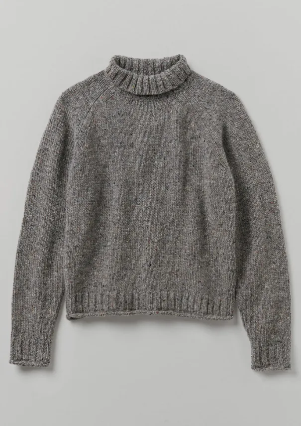TOAST Knitwear*Donegal Roll Neck Sweater
