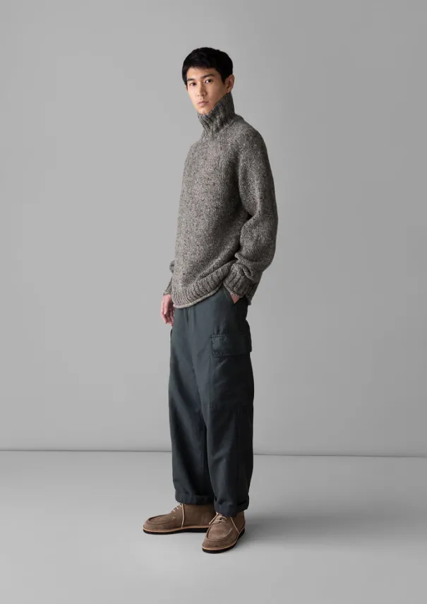 TOAST Knitwear*Donegal Roll Neck Sweater