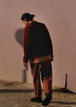 TOAST Knitwear*Donegal Wool High Neck Easy Sweater