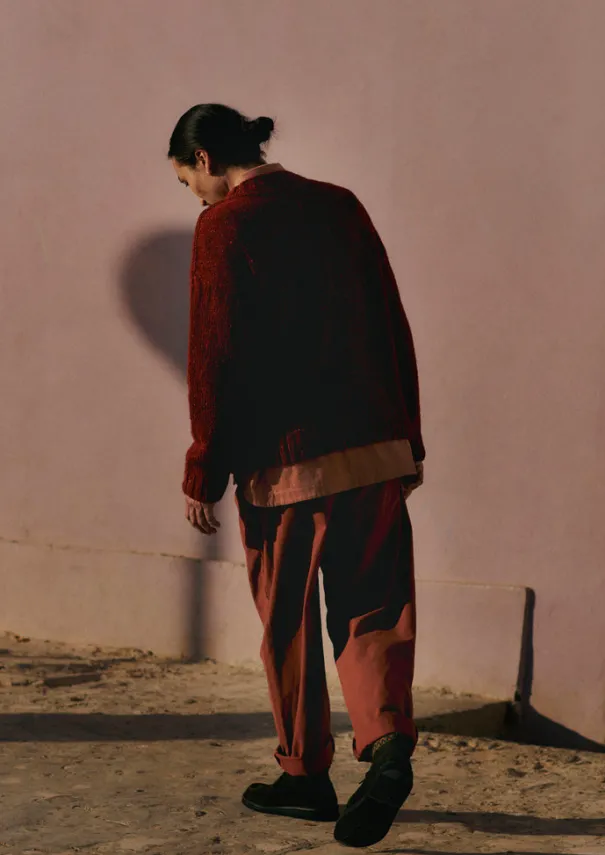 TOAST Knitwear*Donegal Wool High Neck Easy Sweater