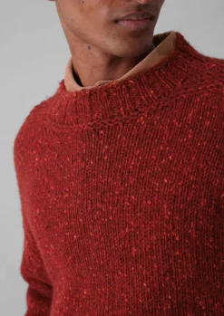 TOAST Knitwear*Donegal Wool High Neck Easy Sweater