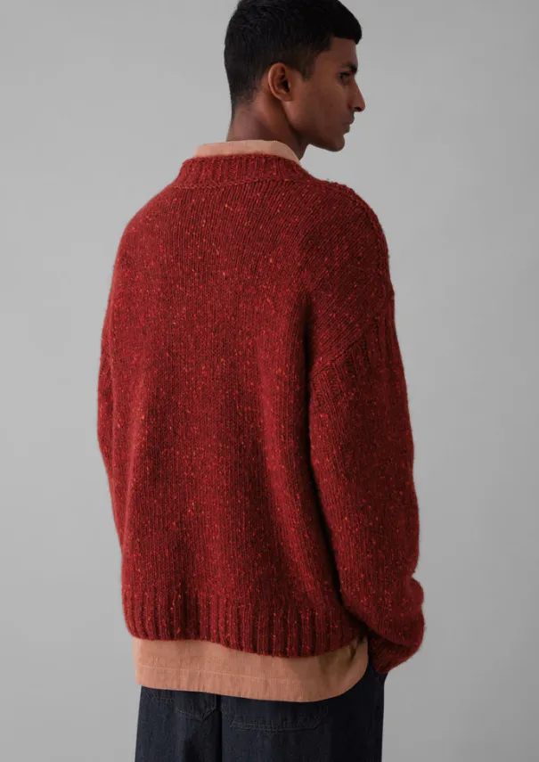 TOAST Knitwear*Donegal Wool High Neck Easy Sweater
