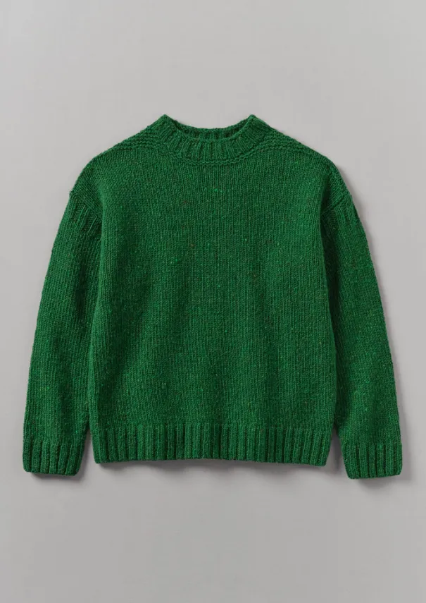 TOAST Knitwear*Donegal Wool High Neck Easy Sweater