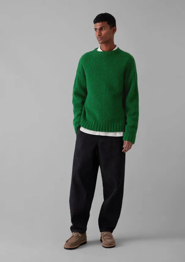 TOAST Knitwear*Donegal Wool High Neck Easy Sweater