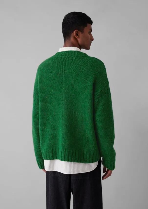 TOAST Knitwear*Donegal Wool High Neck Easy Sweater