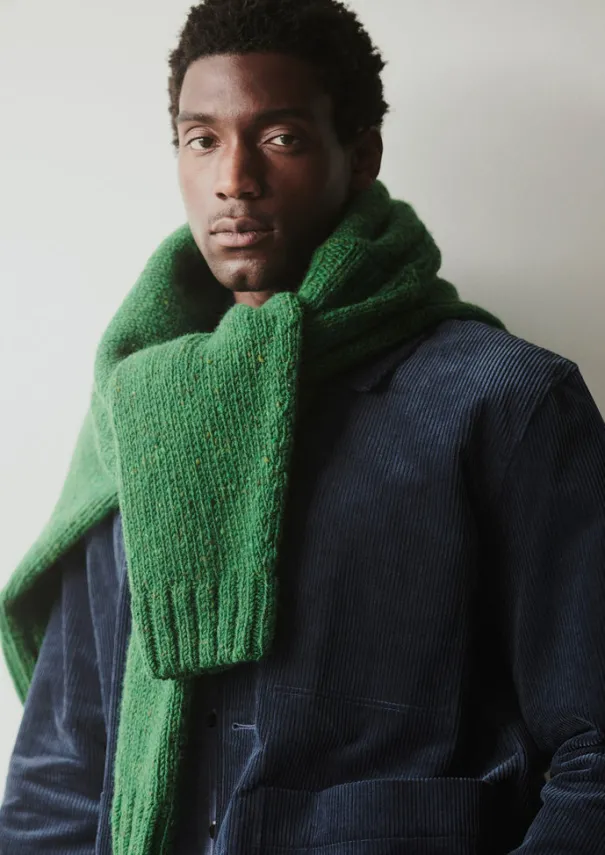 TOAST Knitwear*Donegal Wool High Neck Easy Sweater
