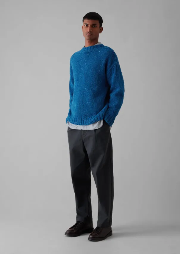 TOAST Knitwear*Donegal Wool High Neck Easy Sweater
