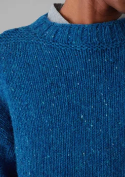 TOAST Knitwear*Donegal Wool High Neck Easy Sweater