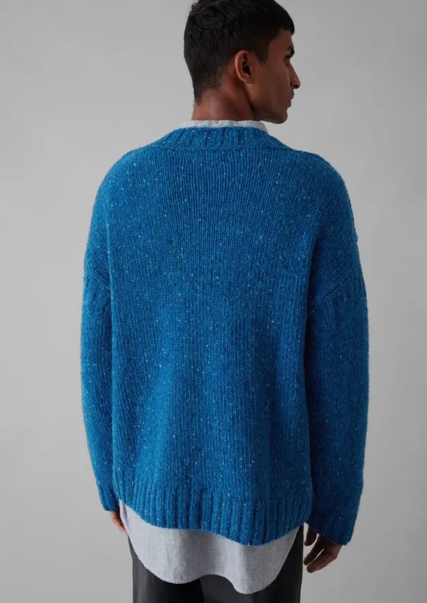 TOAST Knitwear*Donegal Wool High Neck Easy Sweater