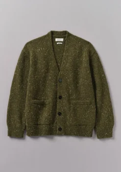TOAST Knitwear*Donegal Wool V-Neck Cardigan