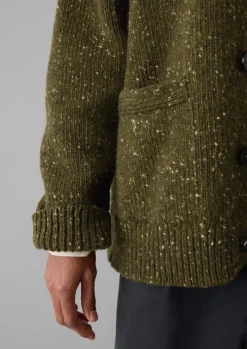 TOAST Knitwear*Donegal Wool V-Neck Cardigan