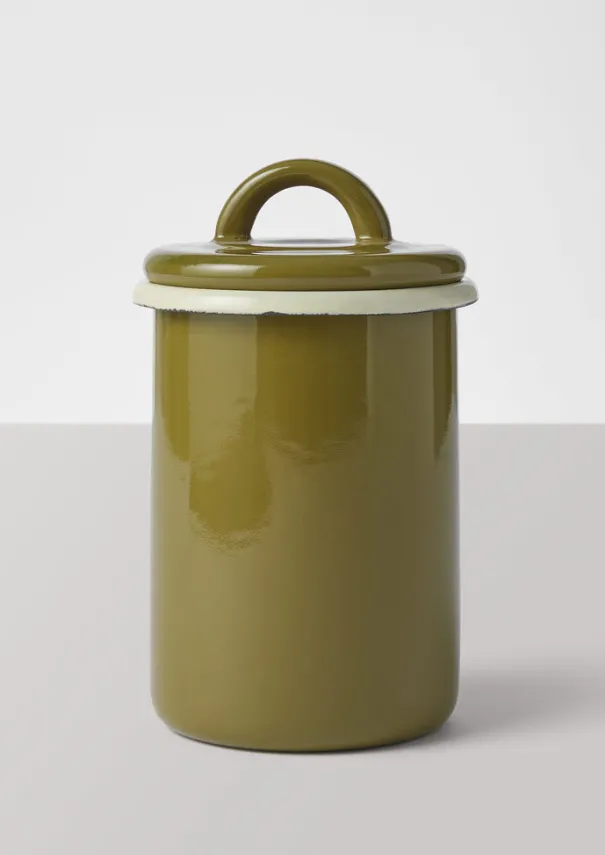TOAST Kitchen*Enamel Storage Jar