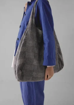 Women TOAST Bags & Belts*Etched Check Linen Bag