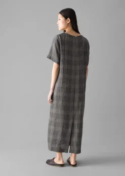 Women TOAST Linen|Loungewear*Etched Check Linen Dress